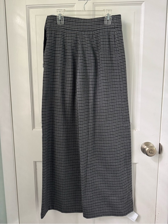 Zara Pants - Zara Wide Leg Pants in Black and Gray Houndstooth